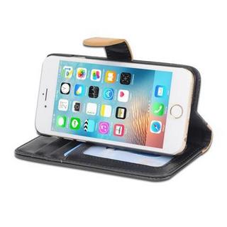 Cadorabo  Housse compatible avec Apple iPhone 6 / 6S - Coque de protection avec fonction de rangement et porte-carte au design bicolore 