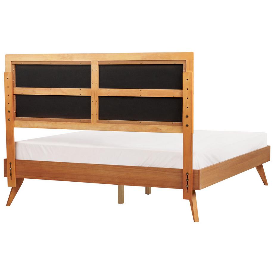 Beliani Bett mit Lattenrost aus MDF-Platte  POISSY  