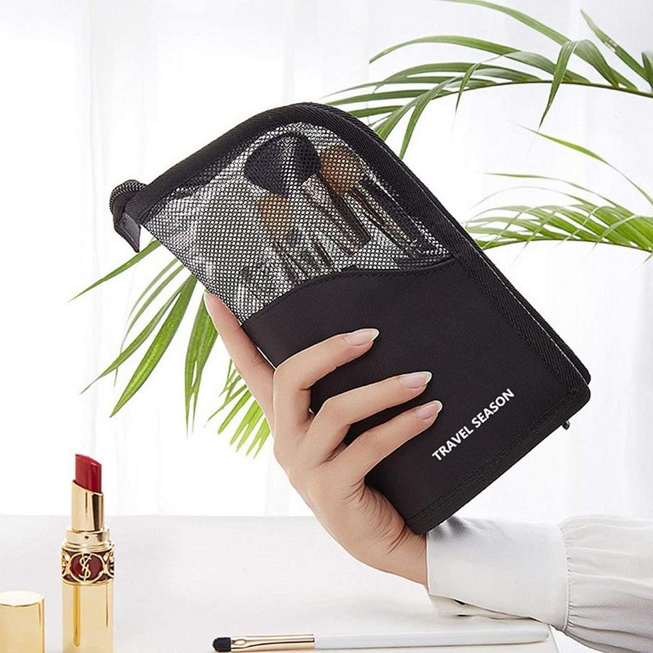 eStore  Trousse de maquillage de voyage - Noir 