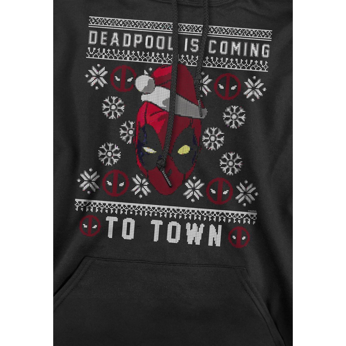 Deadpool  Coming To Town Kapuzenpullover 