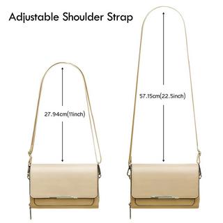 Only-bags.store PU Leder Crossbody Umhängetasche Passport Handytasche mit Kartenschlitz Verstellbarer Abnehmbarer Schulterriemen  