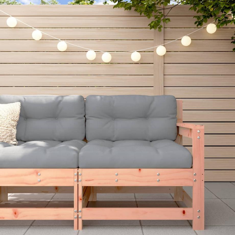 VidaXL divano angolare da giardino Legno di douglas  
