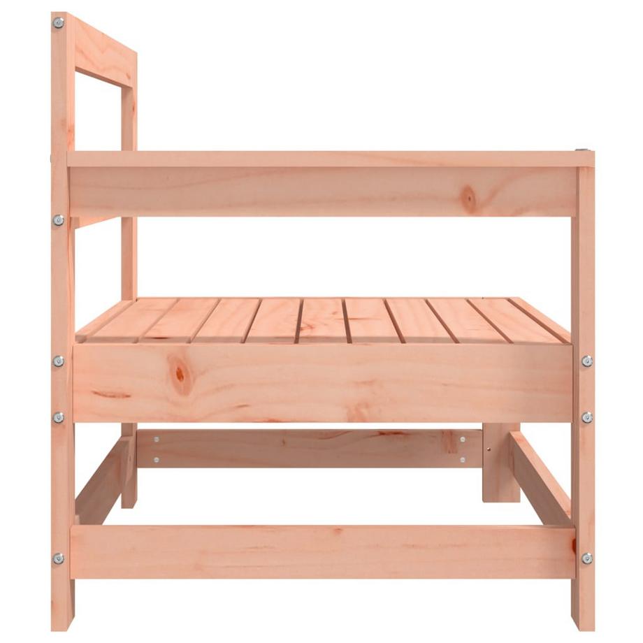 VidaXL divano angolare da giardino Legno di douglas  