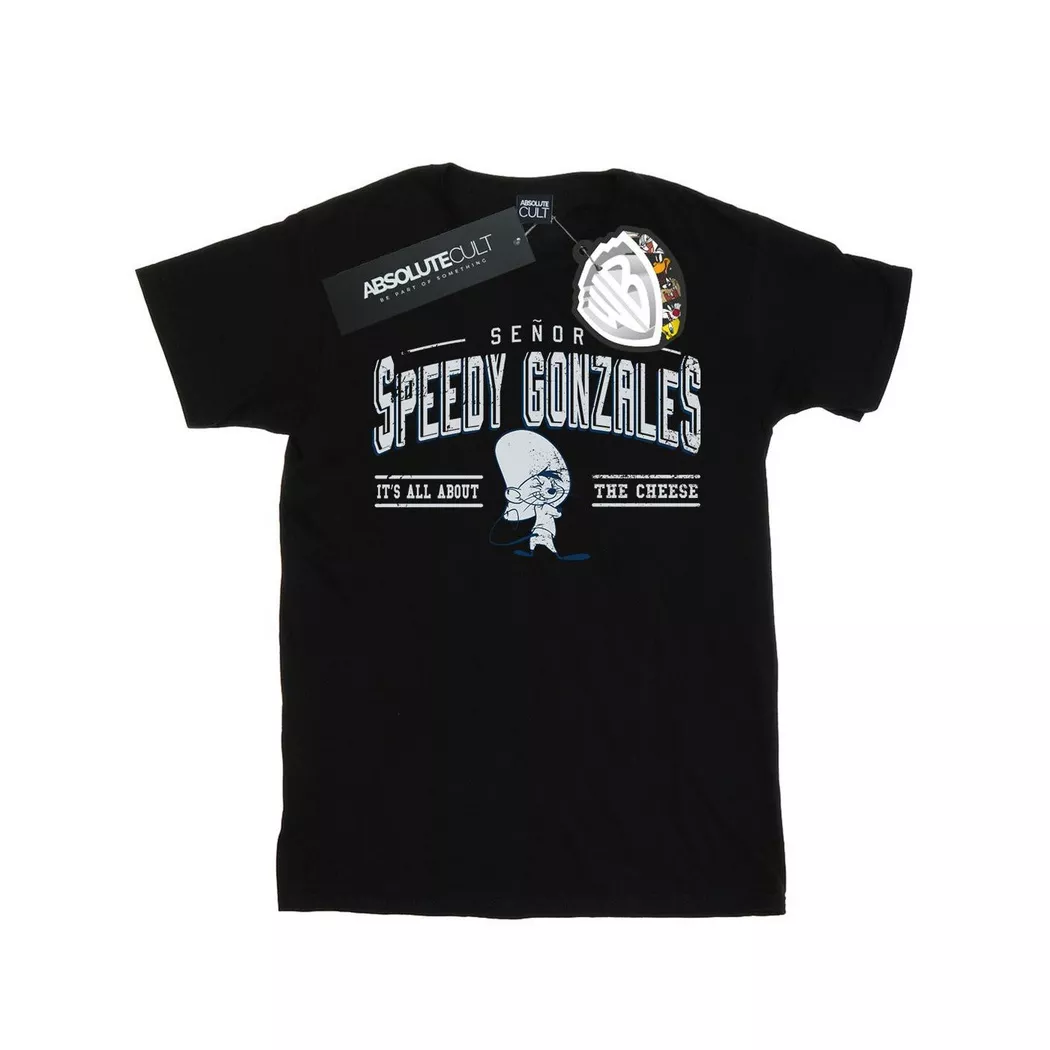 LOONEY TUNES - All About Cheese TShirt, für Damen, Schwarz, Größe S