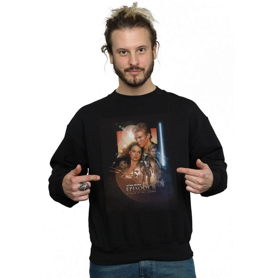 STAR WARS Star Wars Episode II Felpa  