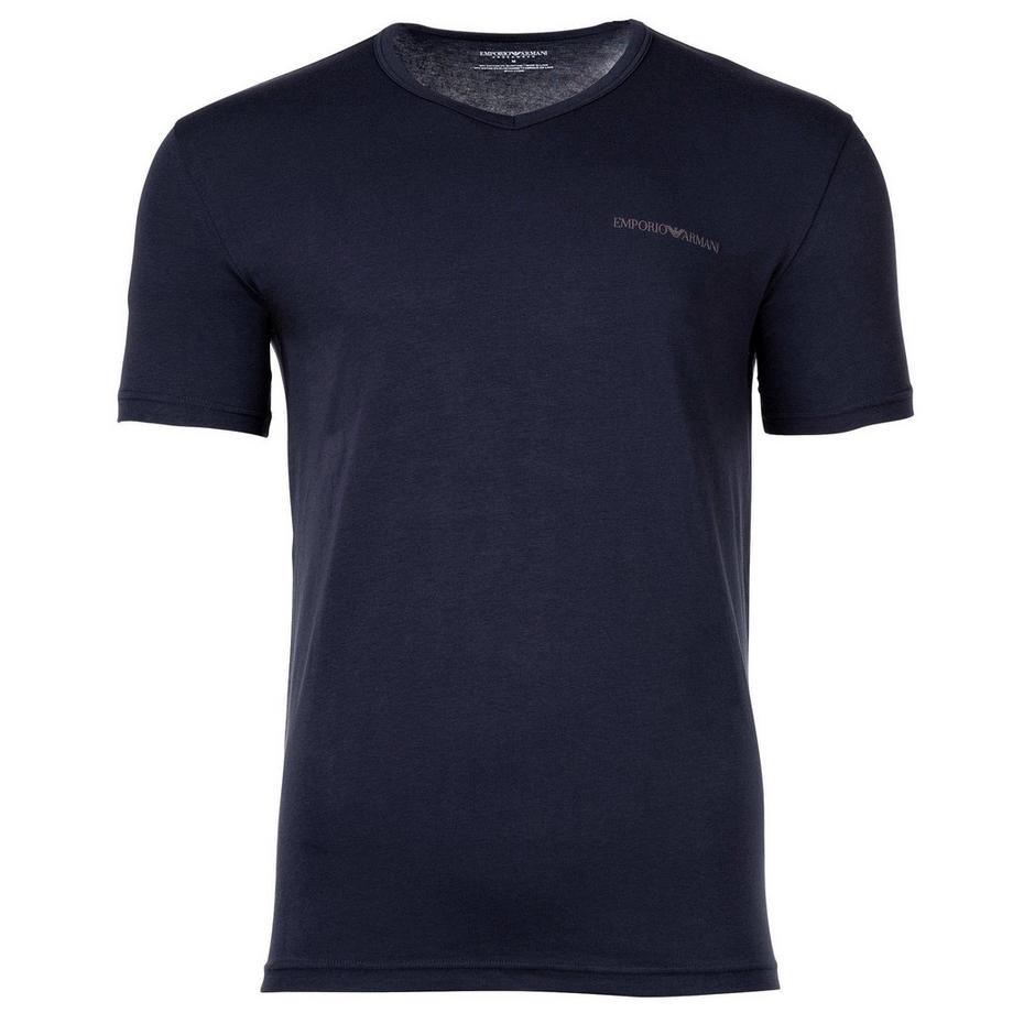 EMPORIO ARMANI Core Logoband T-shirt Col V Lot de 2  