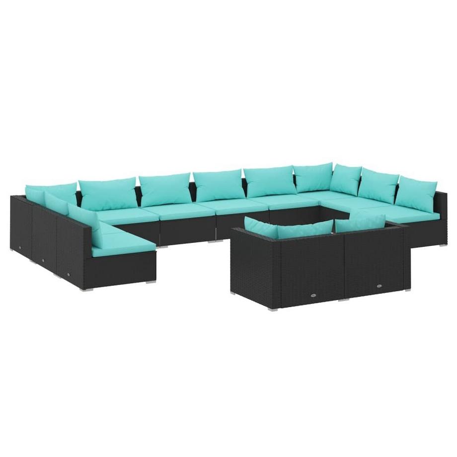 Garten-lounge-set poly-rattan