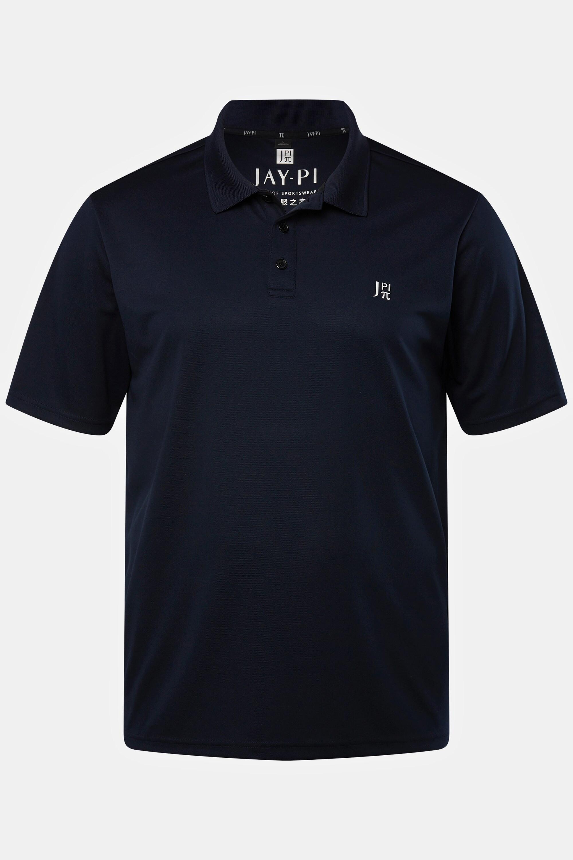 JP1880  Maglia polo da tennis con stampe, FLEXNAMIC®, QuickDry e mezze maniche 