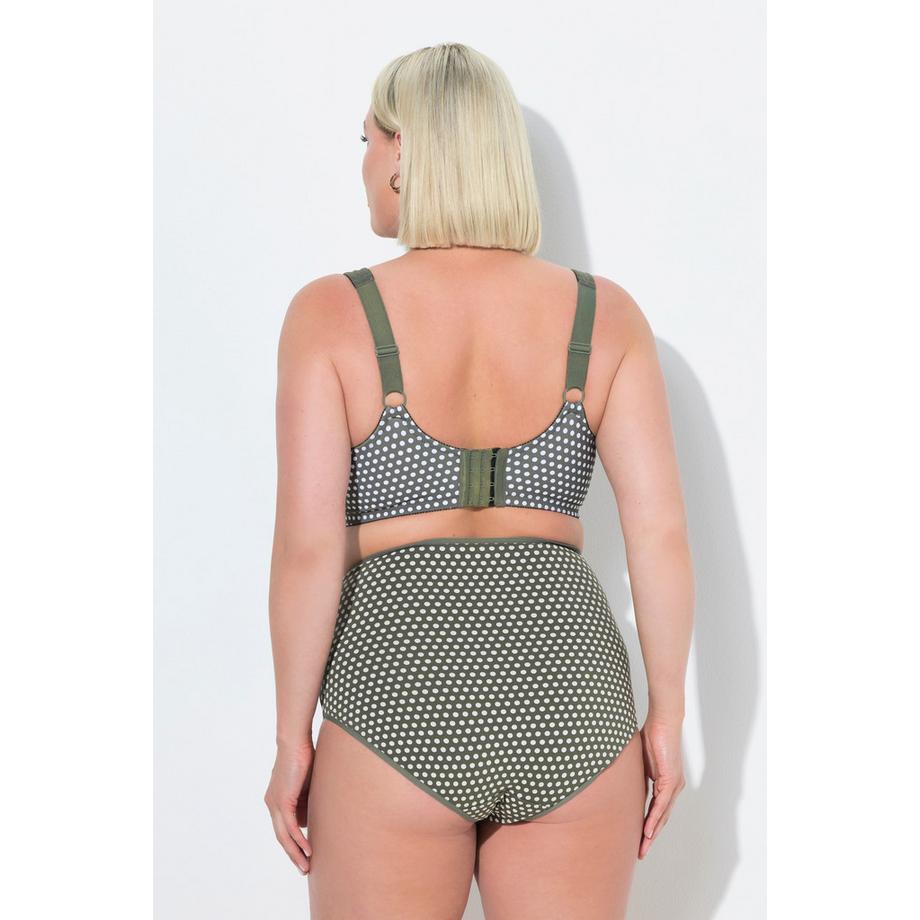 Ulla Popken Reggiseno sostenitivo a pois senza ferretto  