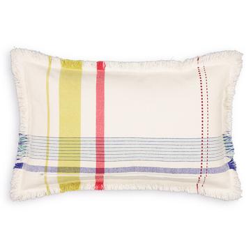 Housse de coussin rectangulaire coton