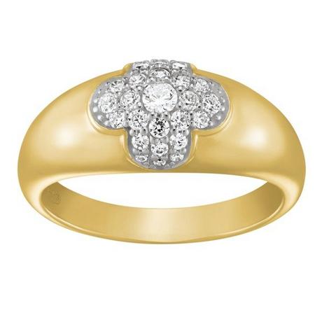 Charles Garnier  Bague argent doré 