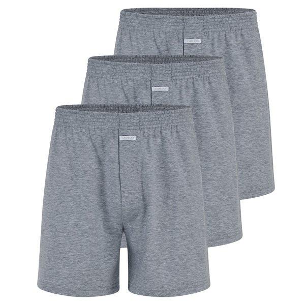Image of 3er Pack Basic - Boxershort Herren Grau XXL