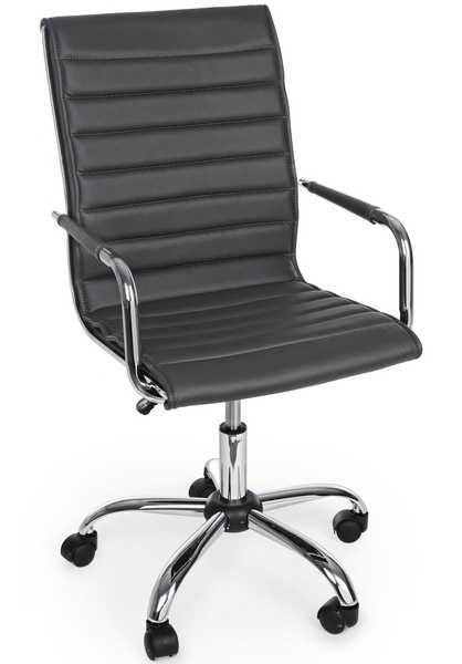 mutoni Fauteuil de bureau Perth gris foncé  