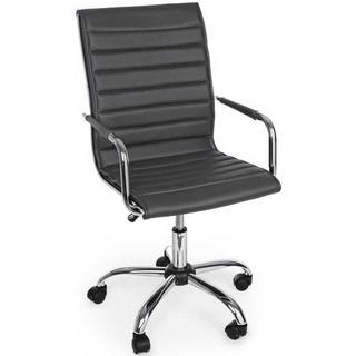 mutoni Fauteuil de bureau Perth gris foncé  