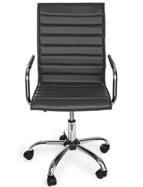 mutoni Fauteuil de bureau Perth gris foncé  