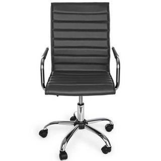 mutoni Fauteuil de bureau Perth gris foncé  