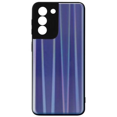 Avizar  Cover Samsung S21 Olografica Blu notte 