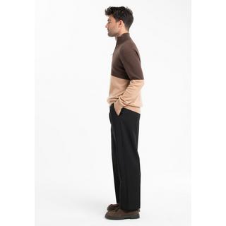 Studio Cashmere8  GABI 2 Pull camionneur bicolore - 100% cachemire 