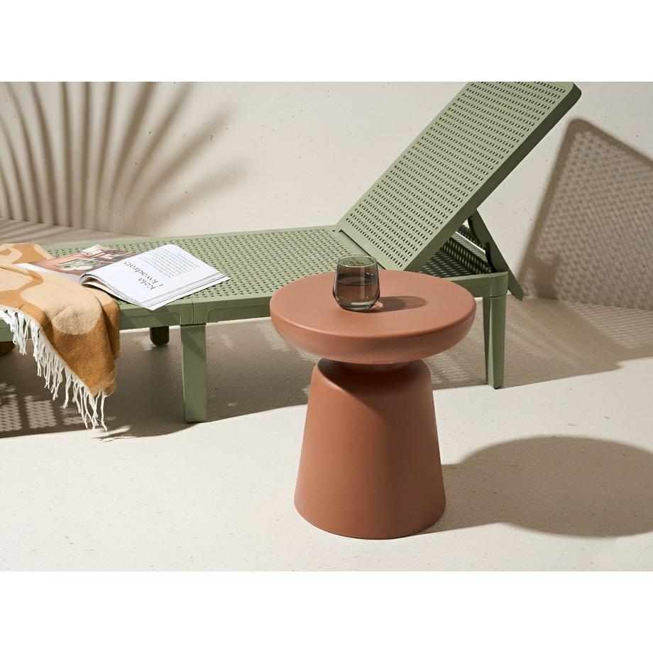 Beliani Table d'appoint en Matière synthétique Moderne TOFET  