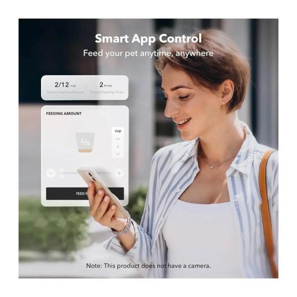 Petlibro  Futterautomat Granary Dual mit Kamera für Katzen und Hunde 