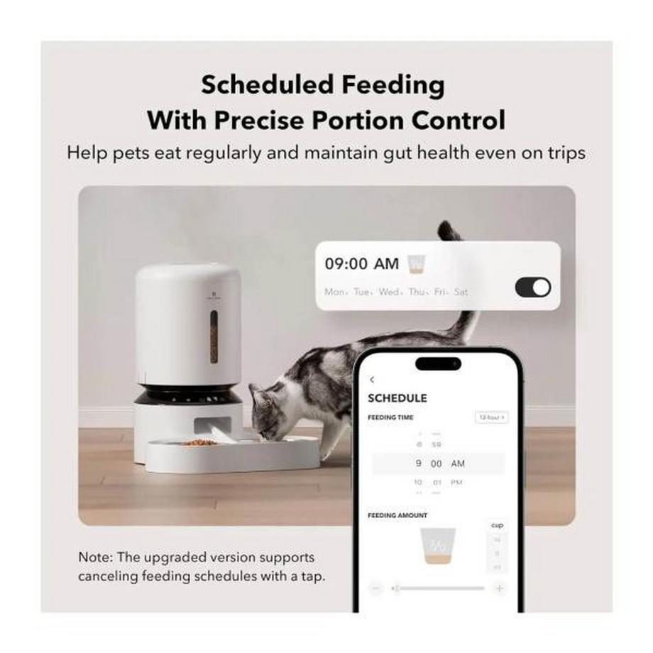Petlibro  Futterautomat Granary Dual mit Kamera für Katzen und Hunde 
