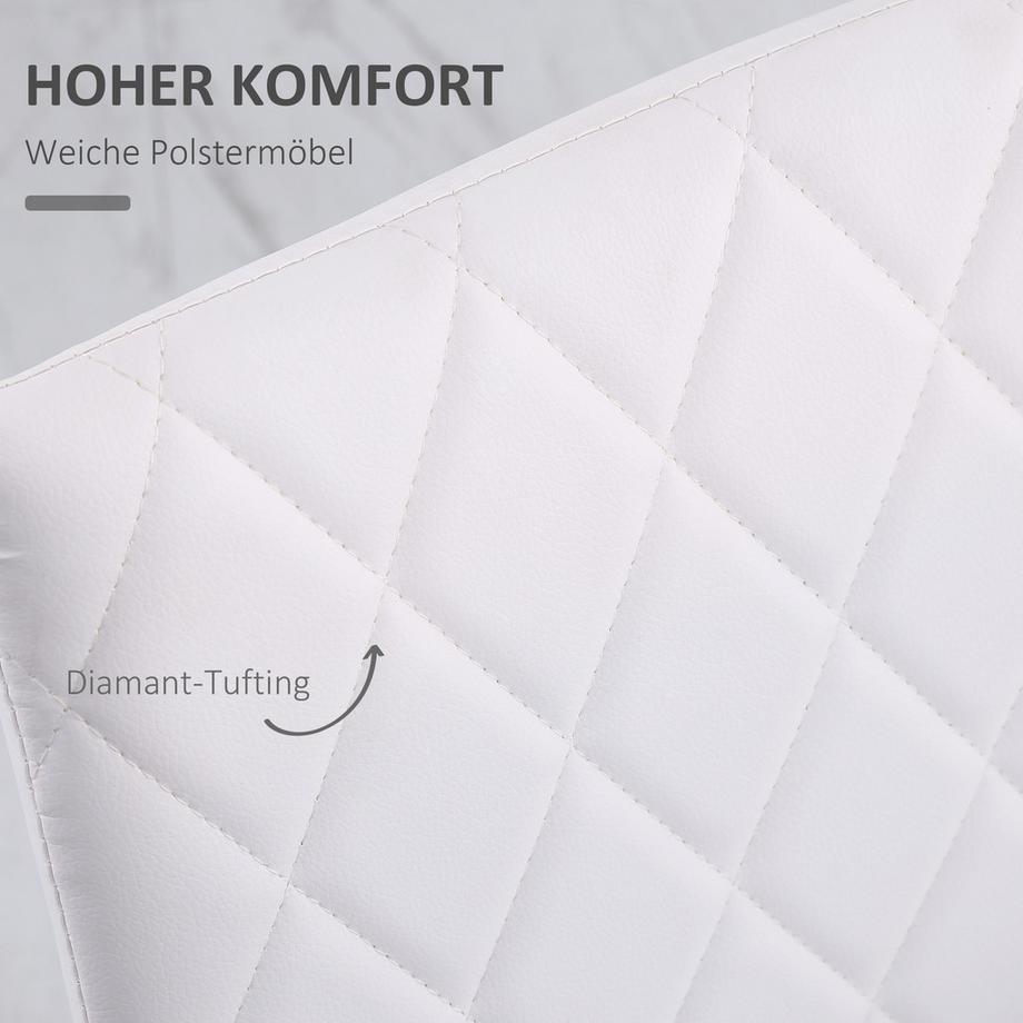 HOMCOM Chaises de salle à manger  