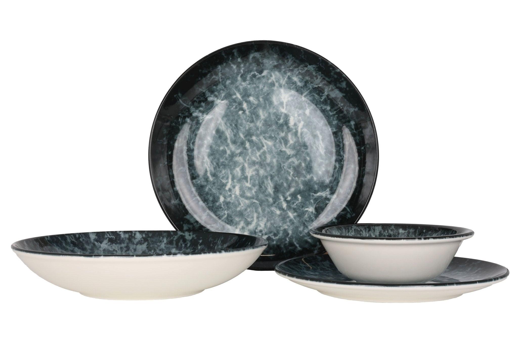 Image of Geschirrset - Sepia - 24 Teilig - 6 Personen - Porzellan Unisex ONE SIZE