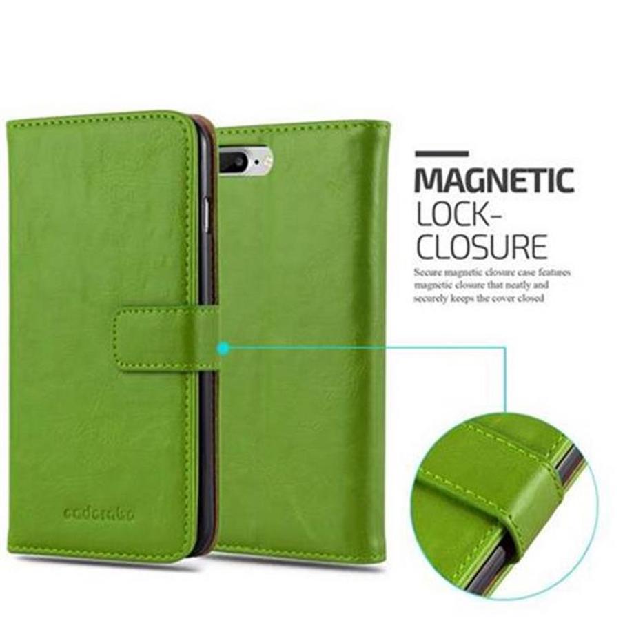 Cadorabo  Hülle für Apple iPhone 7 PLUS  7S PLUS  8 PLUS Magnetverschluss, Kartenfach 