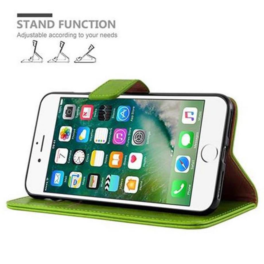 Cadorabo  Hülle für Apple iPhone 7 PLUS  7S PLUS  8 PLUS Magnetverschluss, Kartenfach 