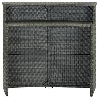 VidaXL Bartisch poly-rattan  