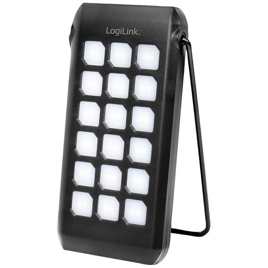 LogiLink  Solar Powerbank 10 mAh, Taschenlampe, 2x USB-A QC & 1x USB-C PD 