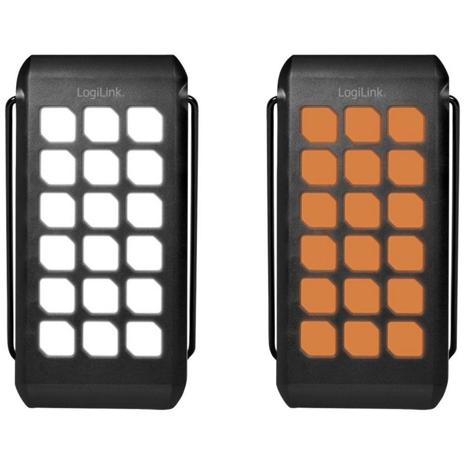 LogiLink  Solar Powerbank 10 mAh, Taschenlampe, 2x USB-A QC & 1x USB-C PD 