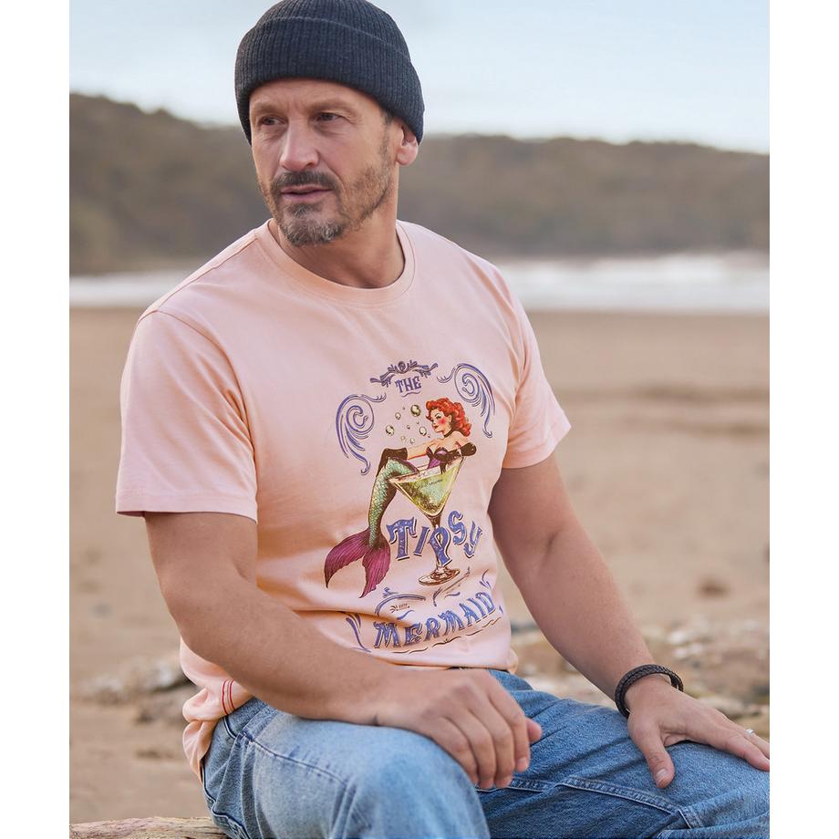 Joe Browns T-Shirt Meerjungfrauenmotiv Cocktailglas  