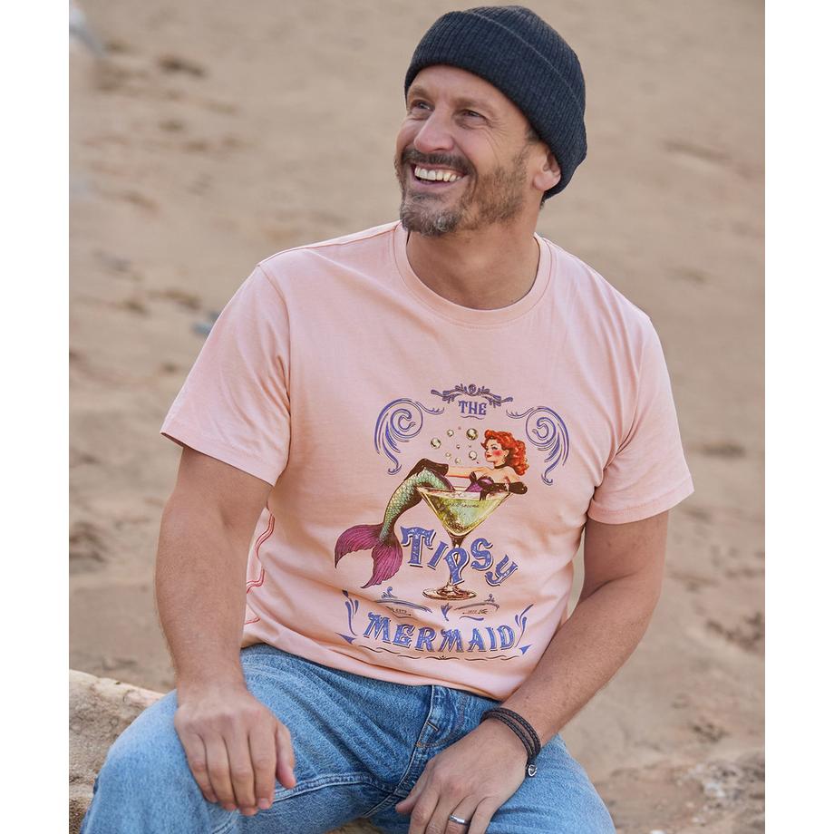 Joe Browns T-Shirt Meerjungfrauenmotiv Cocktailglas  