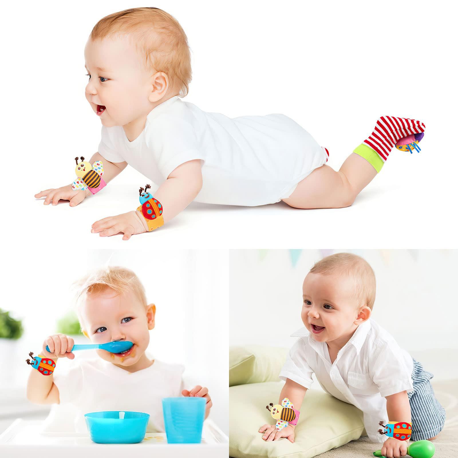 Activity-board  Baby Rassel Spielzeug Tier Handgelenk Rassel 