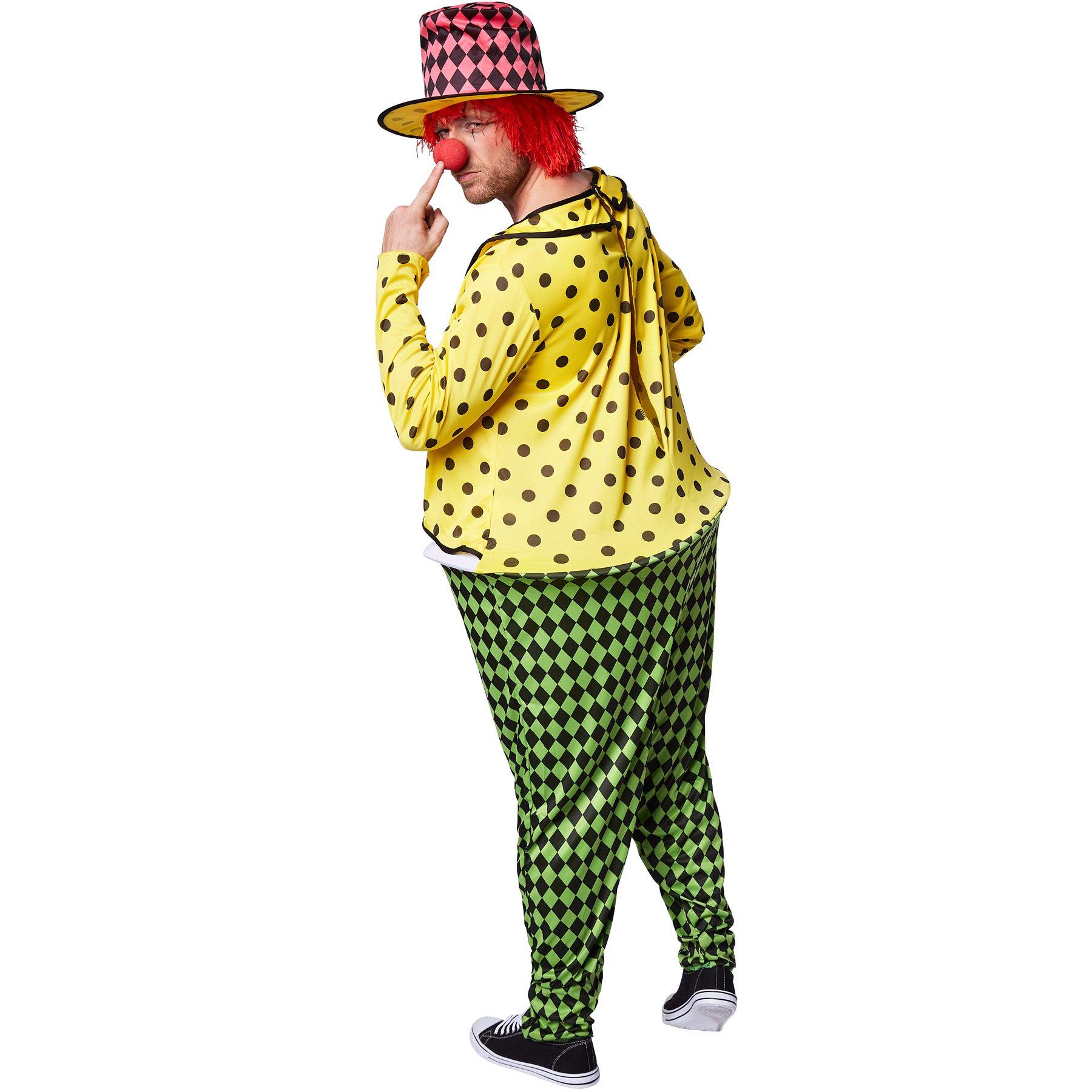 Tectake  Costume da uomo - Pingue clown Pepe 