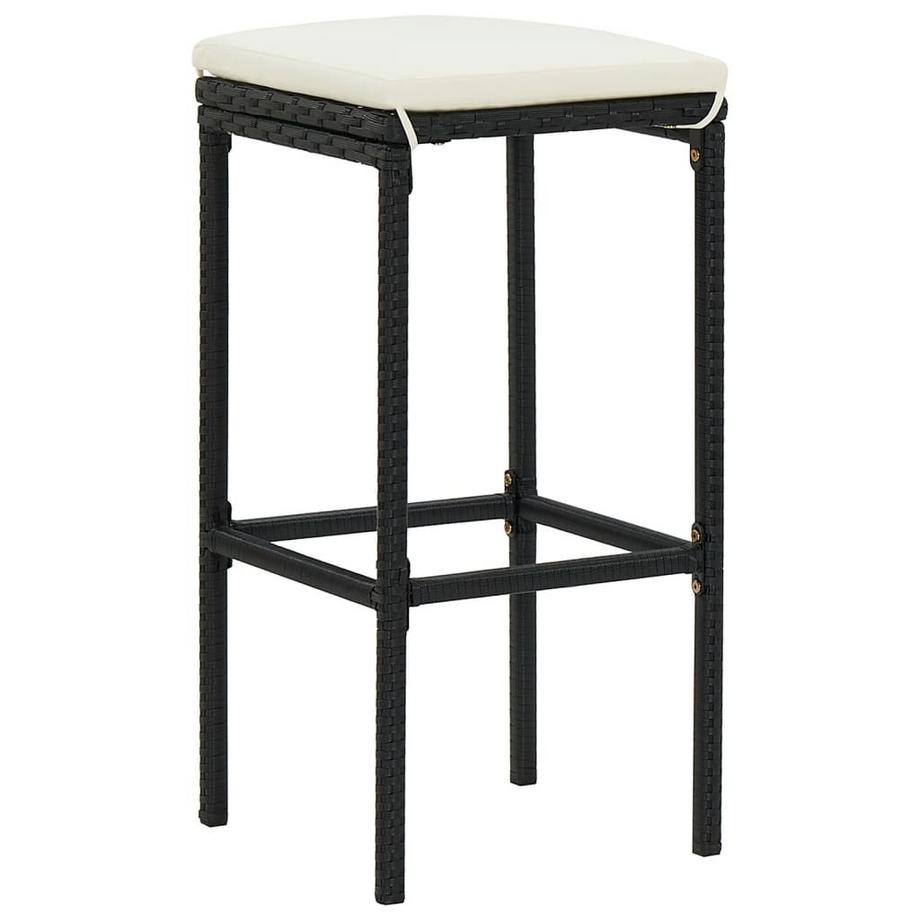 VidaXL set da bar per giardino Polirattan  