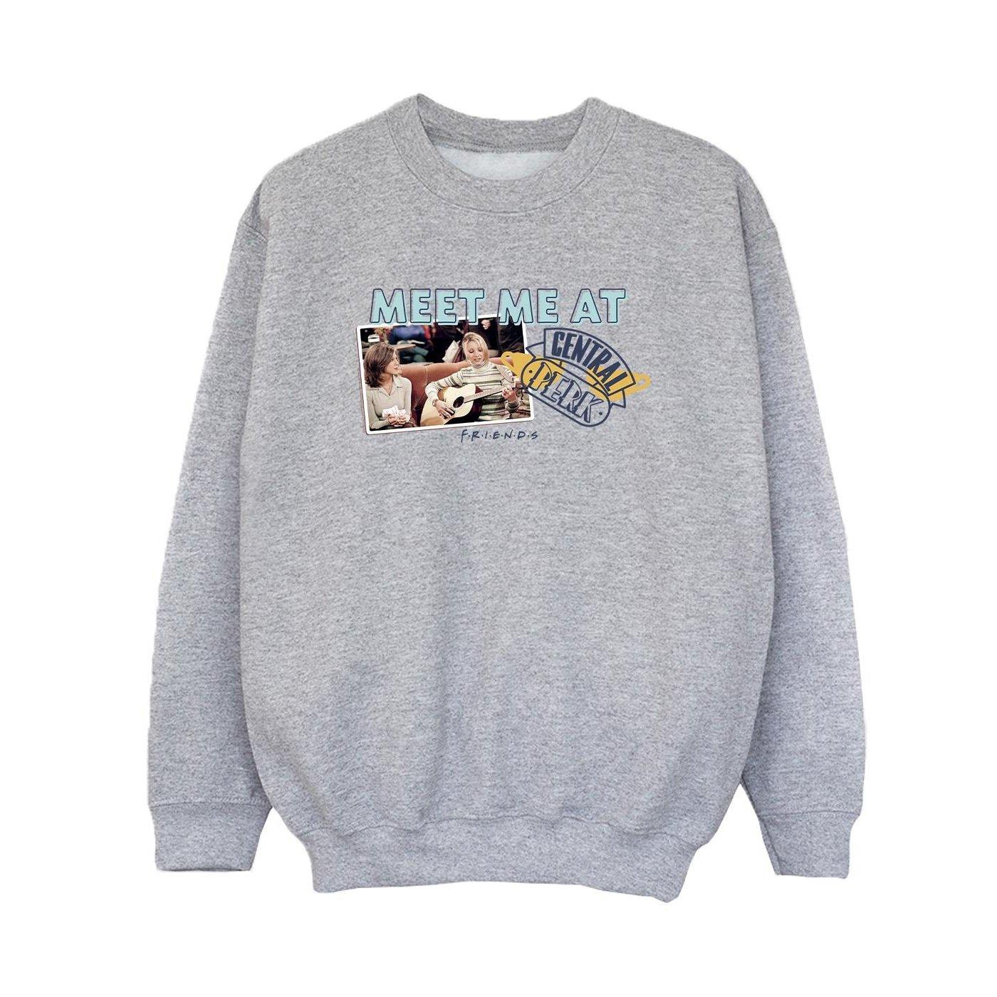 Image of Meet Me At Central Perk Sweatshirt Jungen Grau 140/146