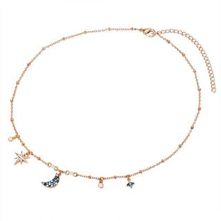 Lulu & Jane  Halskette Halbmond/Stern 