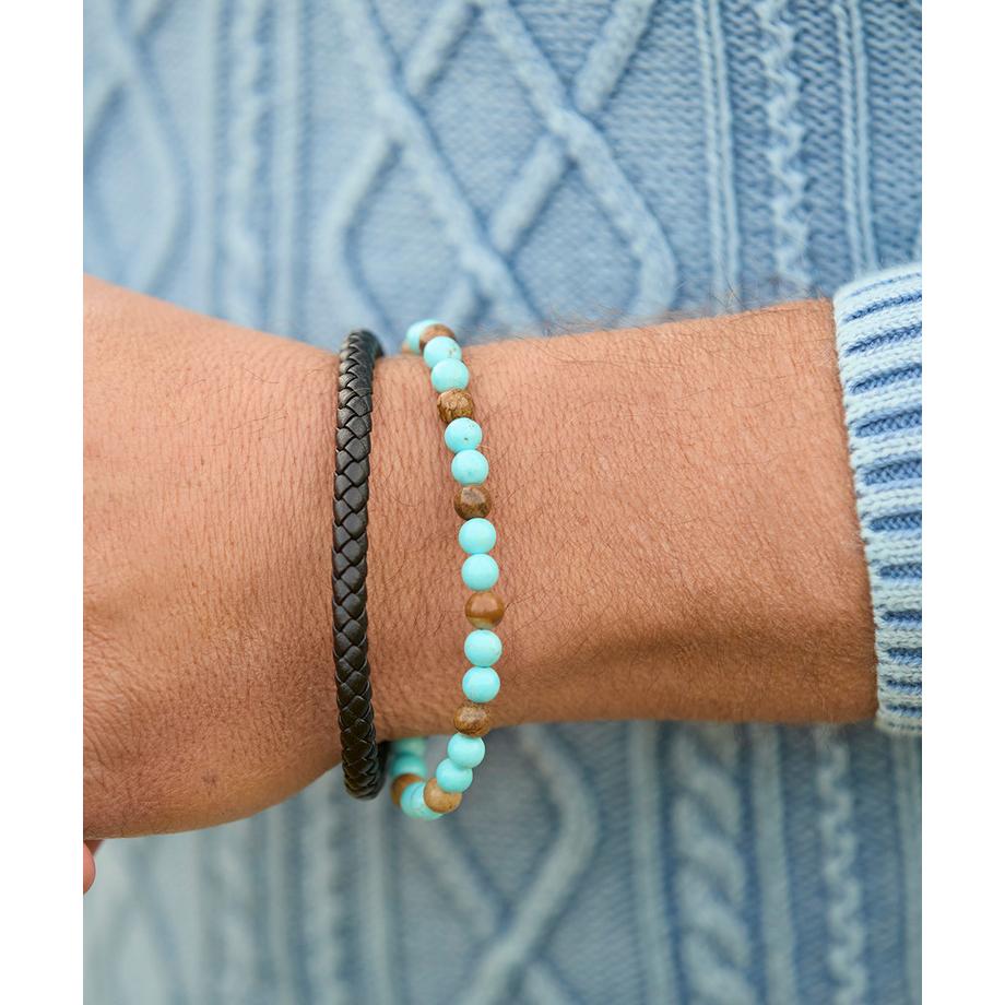 Joe Browns  Doppellagiges geflochtenes Lederarmband 