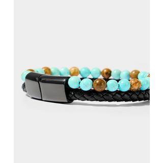 Joe Browns  Bracelet Cuir Tressé Double 