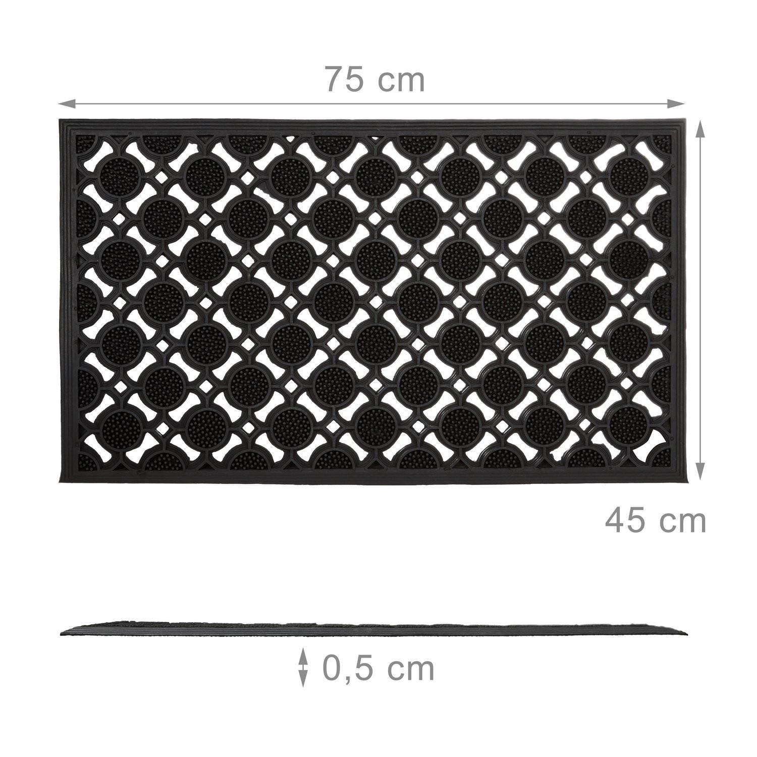 B2X Tappetino in gomma rettangolare  