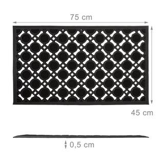 B2X Tappetino in gomma rettangolare  