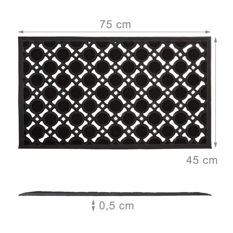 B2X Tappetino in gomma rettangolare  