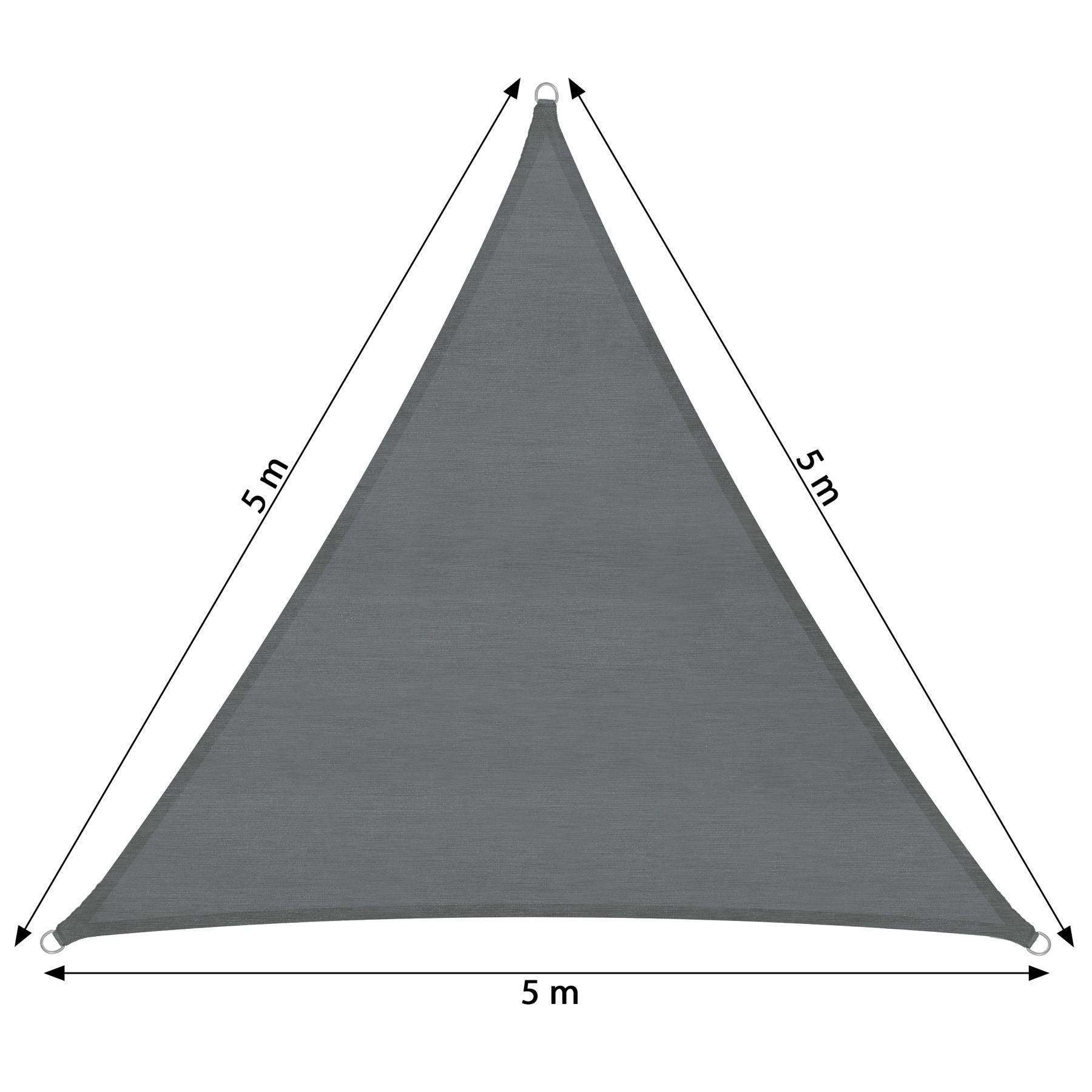 Tectake Polyethylen Sonnensegel dreieckig  