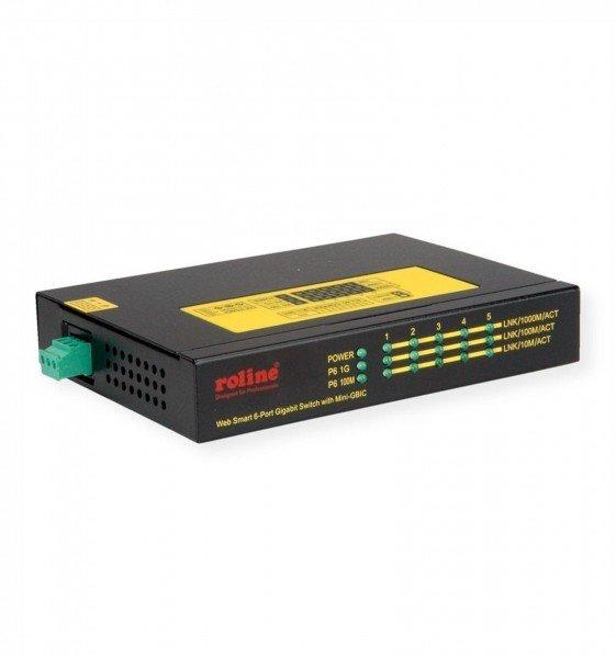 Roline  Gigabit Ethernet Ind. Switch, 6x 