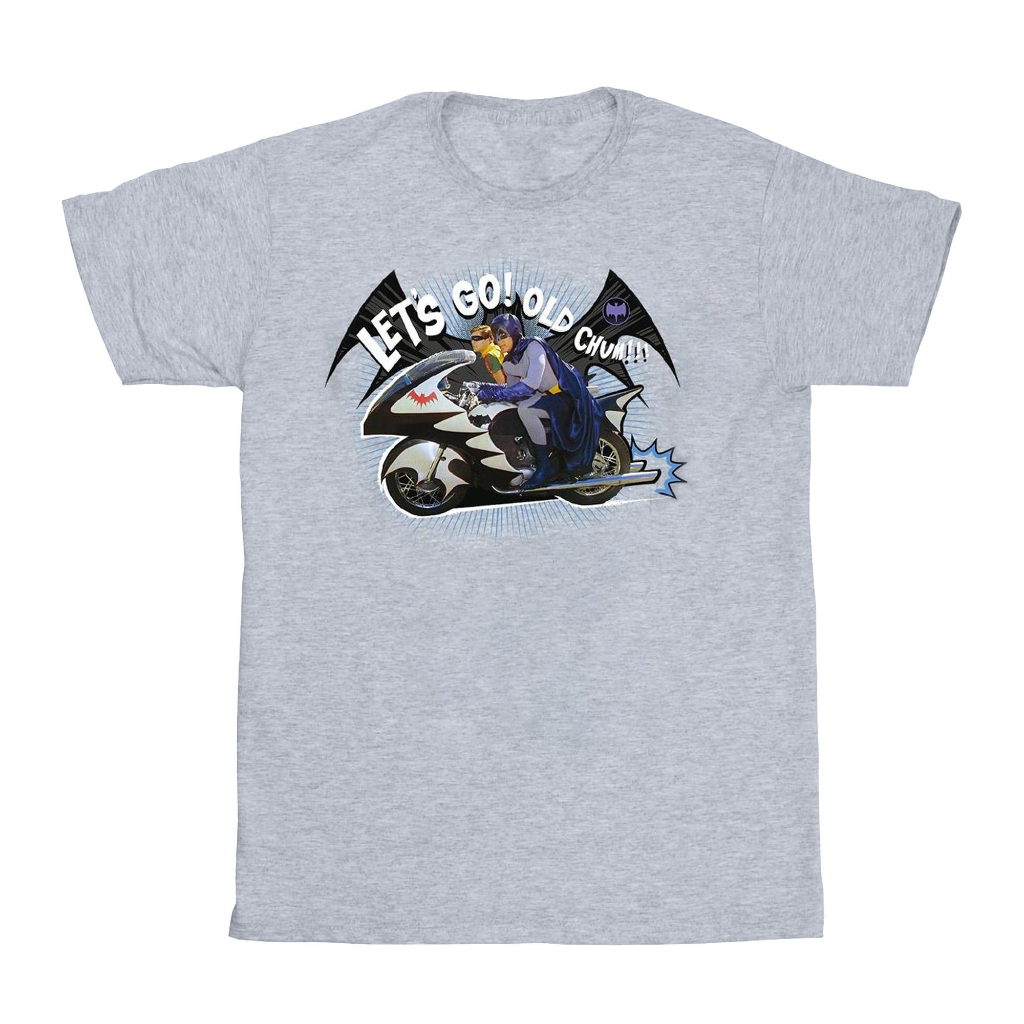 Image of Batman Tv Series Bat Bike Tshirt Jungen Grau 116