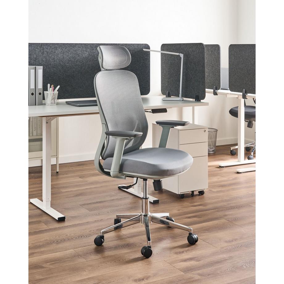 Beliani Chaise de bureau en Tissu maillé Moderne ERVIONE  