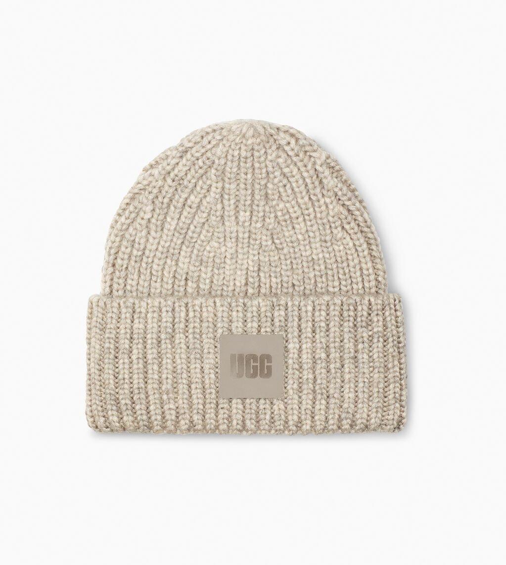 Image of Chunky Rib Beanie-0 Damen Sand ONE SIZE