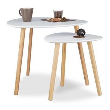Esstisch 2er Set im skandinavischen Design